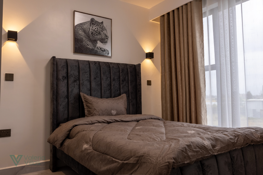 Luxury Valeria Villas Estate specious bedroom in Ruiru